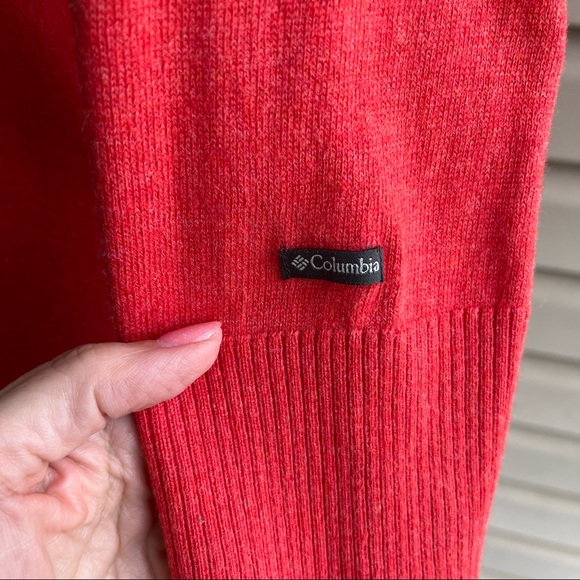 •Columbia• Perfect Layer Henley Sweater in Burnt Henna Heather - Size Small - Picture 5 of 10